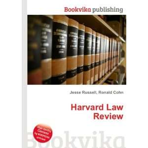  Harvard Law Review Ronald Cohn Jesse Russell Books