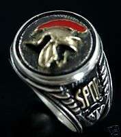 Roman Legionaire Mens Signet ring Sterling Silver  