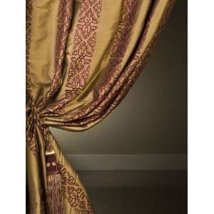  Rubia Embroidered Silk Curtains & Drapes