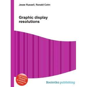  Graphic display resolutions Ronald Cohn Jesse Russell 