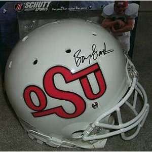  Autographed Barry Sanders Helmet   Replica Sports 