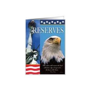  Reserves American Patriotic Greeting CArd Card Health 