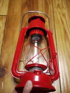 Dietz Junior No. 20 Red Enamel Kerosene Lantern Lamp  