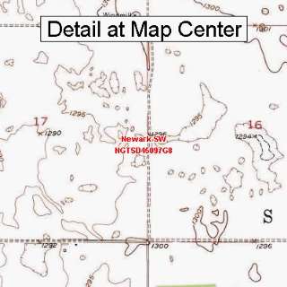   Map   Newark SW, South Dakota (Folded/Waterproof)