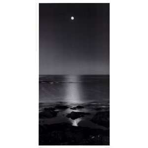 bate   Full Moon Sea Finest LAMINATED Print Stephen Rutherford Bate 