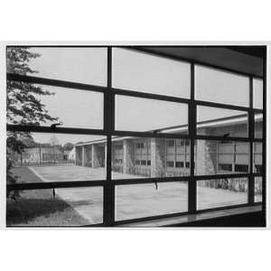  Photo East Hills School, Roslyn, New York. View through 