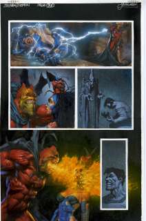   Orig PAINTED COVER & Complete 47 PAGE STORY Art BATMAN/DEMON: TRAGEDY
