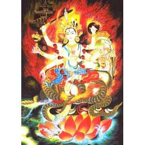  Bhagavati   Tibetan Thangka Painting