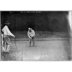   William Howard Taft,1857 1930,hitting golf ball,green