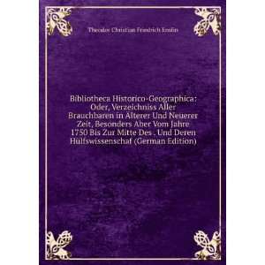   (German Edition): Theodor Christian Friedrich Enslin: Books