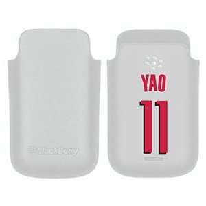  Yao Ming Yao 11 on BlackBerry Leather Pocket Case 