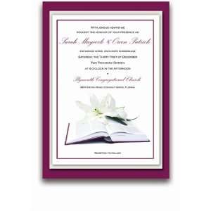  145 Rectangular Wedding Invitations   Our Bible