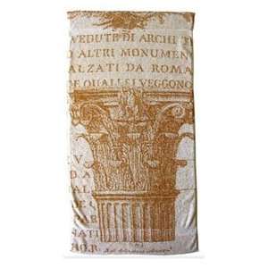  Fresco Towels Roman Pillar Ivory Bath Towel 30 x 56