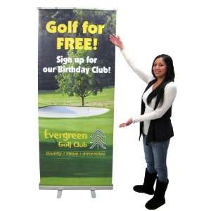 Roll Up Banner Stand With Graphic