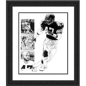  Framed Mel Blount Pittsburgh Steelers   Black Double Mat 