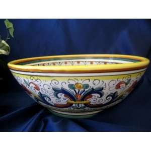 Deruta Ricco Serving Bowl from Italy 