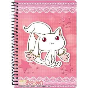  Puella Magi Madoka Magica A6 Ring Notebook Kyubey Pink 