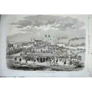 1862 Volunteer Games Liverpool Men Running Sport Race 