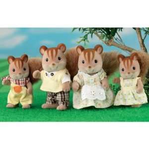    Sylvanian Families Walnut Squirrel Family Dolls Toys & Games