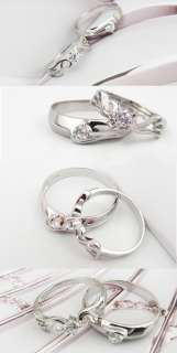 New Lilygilding Love Rapport Angle Wings Couple Rings  