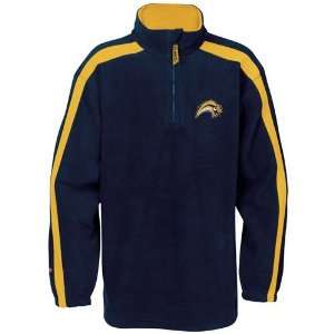  Majestic Buffalo Sabres Navy Blue Game Stopper 1/4 Zip 