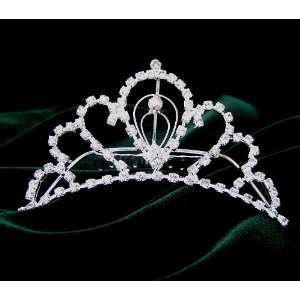   Bridal Prom Crystal Rhinestone Tiara hair comb 05 