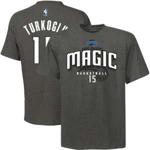  Majestic Orlando Magic #15 Hedo Turkoglu Charcoal Player T 