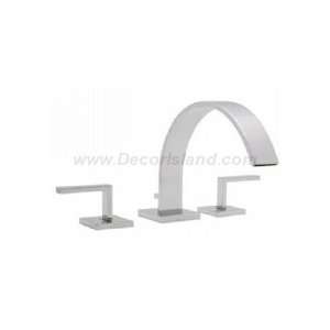  ROHL CISAL WAVE THREEHOLE DECK MOUNTED TUB FILLER WITH 