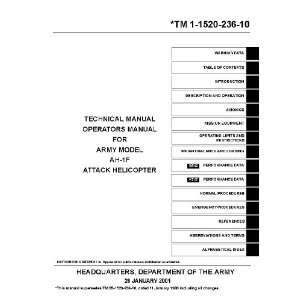  Bell Helicopter AH 1F Operator Manual TM 1 55 1520 236 10 