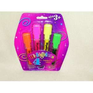  Highlighters with Transparent Barrel Toys & Games