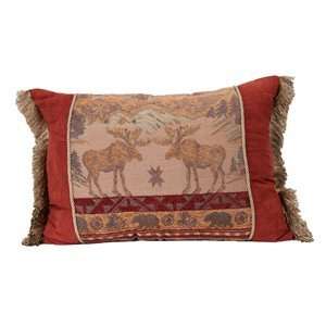  HiEnd Accents LG1801P4 Moose Decorative Pillow
