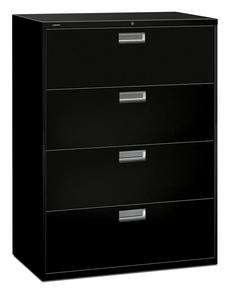 Hon 600 Series 42 inch Four (4) Drawer Legal Sized Lateral File 