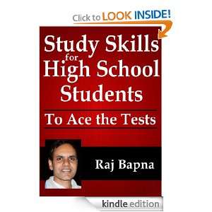 Study Skills for High School Students Raj Bapna  Kindle 
