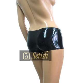   Handmade Rubber Latex Clothing SETISH Brand Latex hot pants #08003