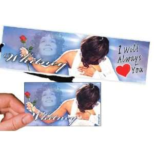  Whitney Houston Bookmark and Magnet