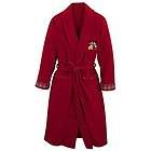 NEW Disney Mickey Mouse & Pluto Holiday Candy Cane Adult Fleece Robe 