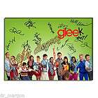 GLEE S2 autograph poster Lea Michele/Chris Colfer/Dianna Agron+more 