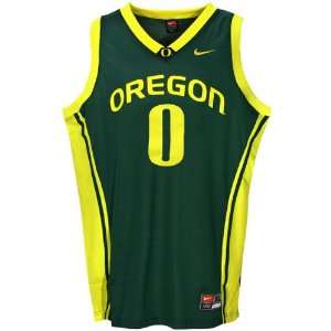  Nike Oregon Ducks #0 Green Replica Basketball Jersey 
