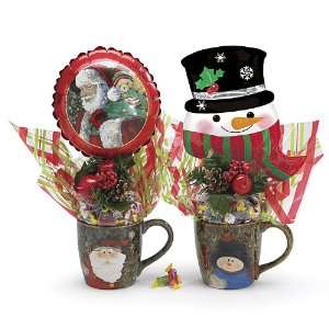 Holiday Cocoa Mug Candy/balloon Gift Set   Assorted Designs  