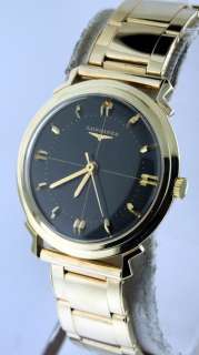 Longines Vintage 14k Yellow Gold 33mm Watch.  