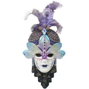  Dragonfly Carnival Mask Wall Plaque