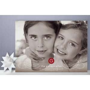  MODERN MONOGRAM Holiday Photo Cards Health & Personal 