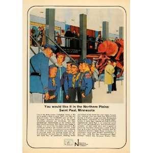   Natural Gas Boy Scouts St. Paul MN   Original Print Ad