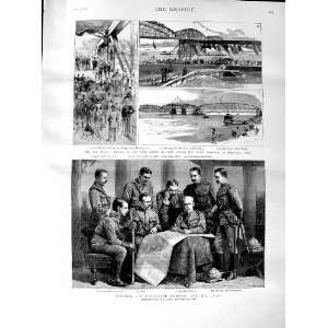   1887 Frederick Roberts Calcutta Railway Bridge Hooghly