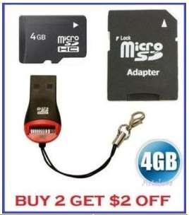 Micro SD TF M2 USB adapter card reader up to 16gb  