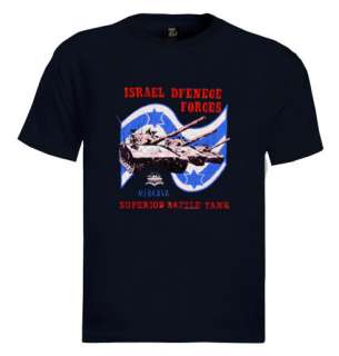 Merkava T Shirt ISRAEL BATTLE TANK army idf tee new  