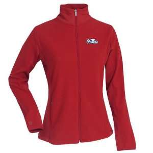   NCAA Antigua Womens Sleet Full Zip Jacket Dark Red: Sports & Outdoors