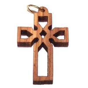  wood Celtic Cross Laser Pendant (6cm or 2.36 long )