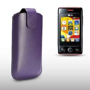  LG T300 WINK PURPLE PU LEATHER POCKET POUCH COVER CASE BY 