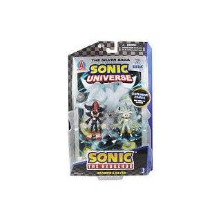 Shadow & Silver ~3 Mini Figures Sonic The Hedgehog Modern Comic Book 